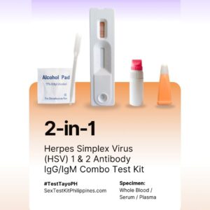 Herpes Blood Test Kit (HSV-1 & HSV-2): 2-in-1 At-Home STD Test