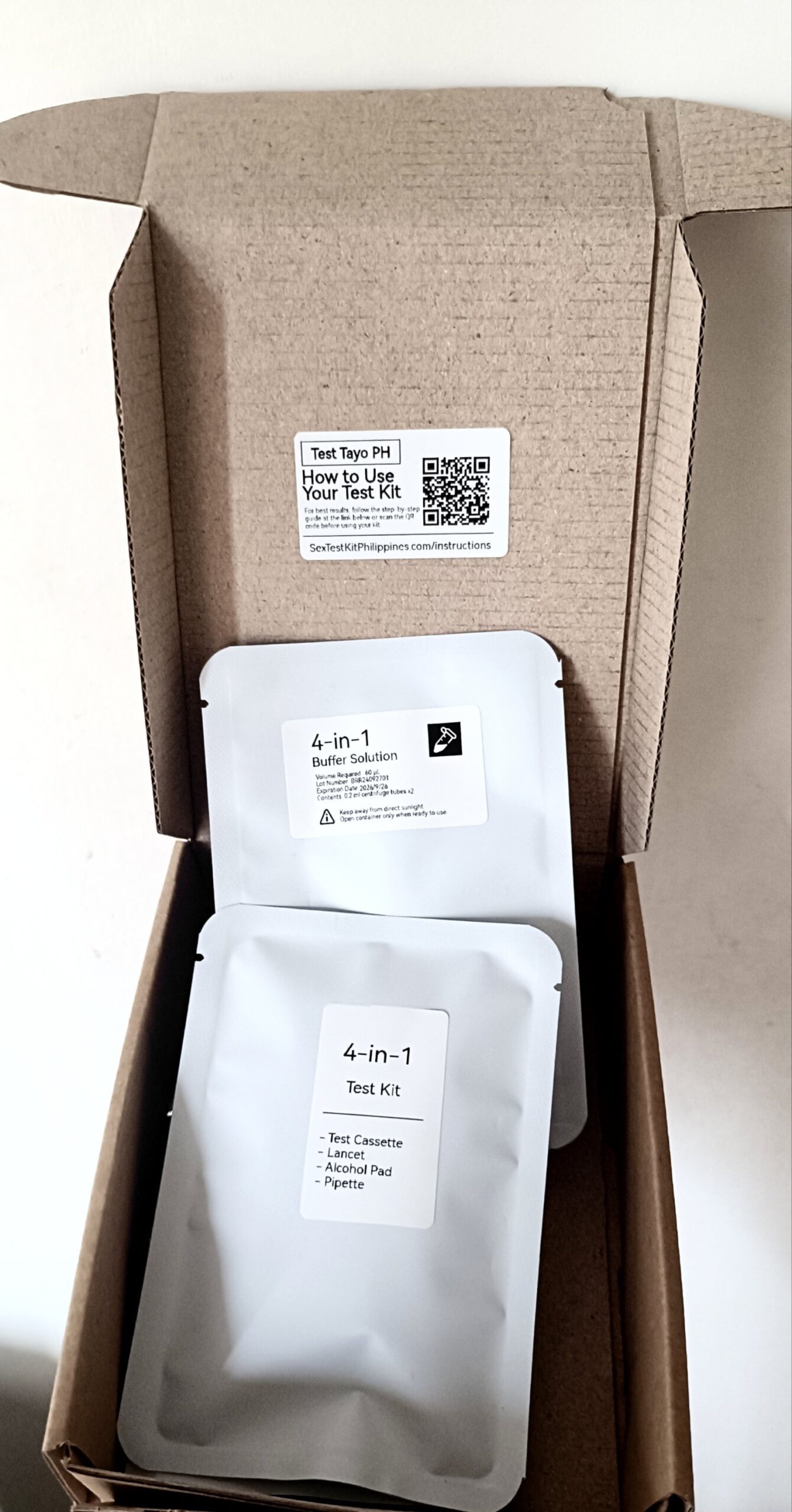 4-in-1 STD Test Kit (Blood): HIV, Hepatitis B & C, Syphilis - Image 2