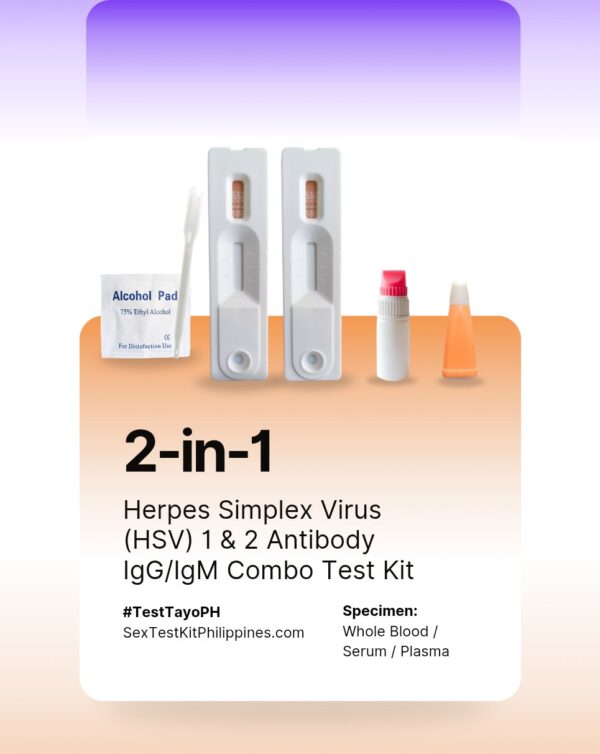 2-in-1 Herpes Blood Test Kit (HSV-1 & HSV-2): At-Home STD Test 2-in-1 Herpes Blood Test Kit (HSV-1 & HSV-2): At-Home STD Test