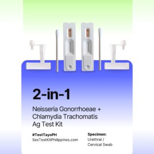 Chlamydia & Gonorrhea Swab Test Kit: 2-in-1 Urethral/Cervical Sample
