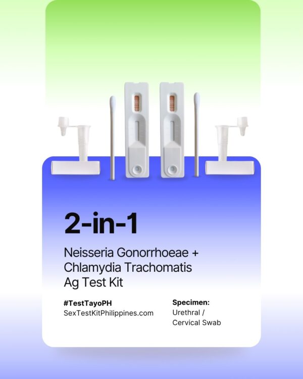 Chlamydia & Gonorrhea Swab Test Kit: 2-in-1 Urethral/Cervical Sample