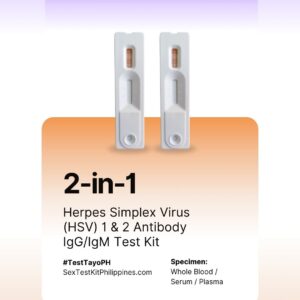 Herpes Blood Test Kit (HSV-1 & HSV-2): 2-in-1 At-Home STD Test