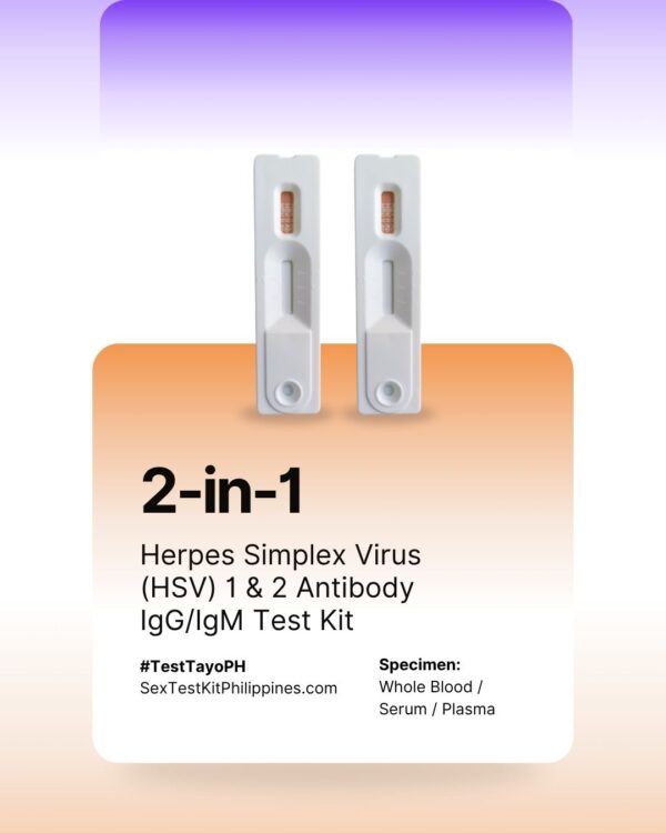 Herpes Blood Test Kit (HSV-1 & HSV-2): 2-in-1 At-Home STD Test