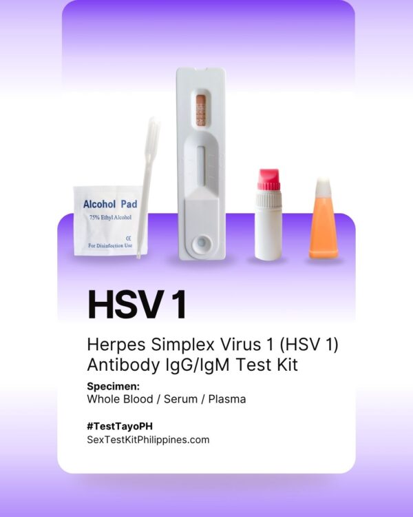 Herpes Blood Test Kit: HSV-1 Only (At-Home STD Test)
